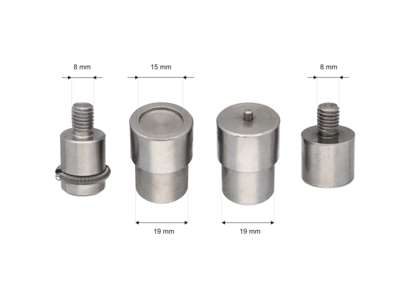 Einschlagstempel für drückknöpfe alfa 15 mm