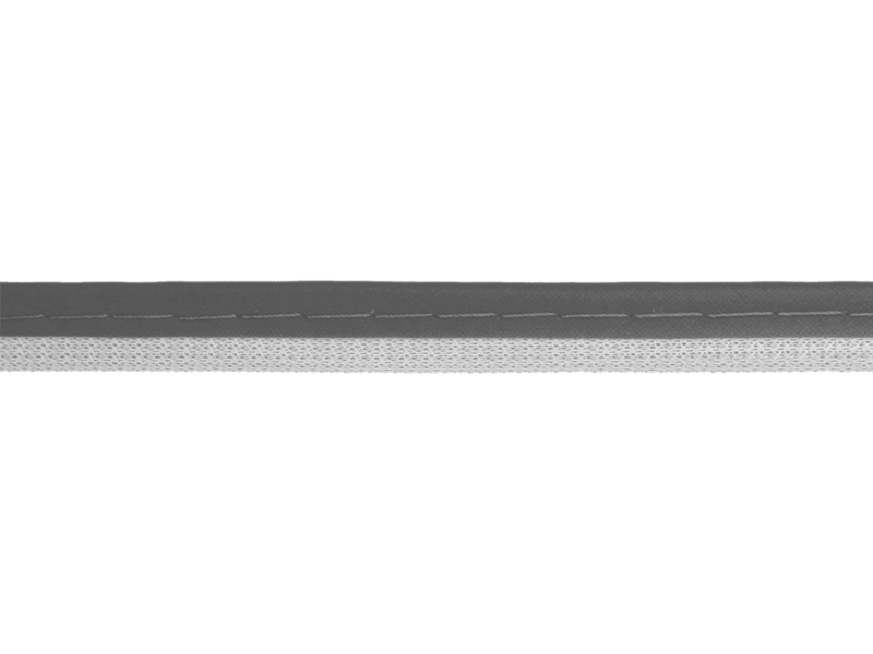 Reflective piping tape silver white 100 mb
