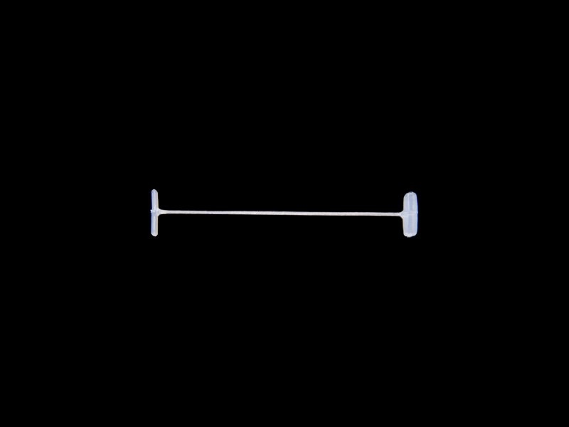 Plomba odzieżowa tag-pin 35 mm biała