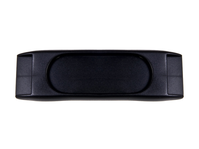 Plastic shoulder pad 30/135 mm miron black 200 pcs