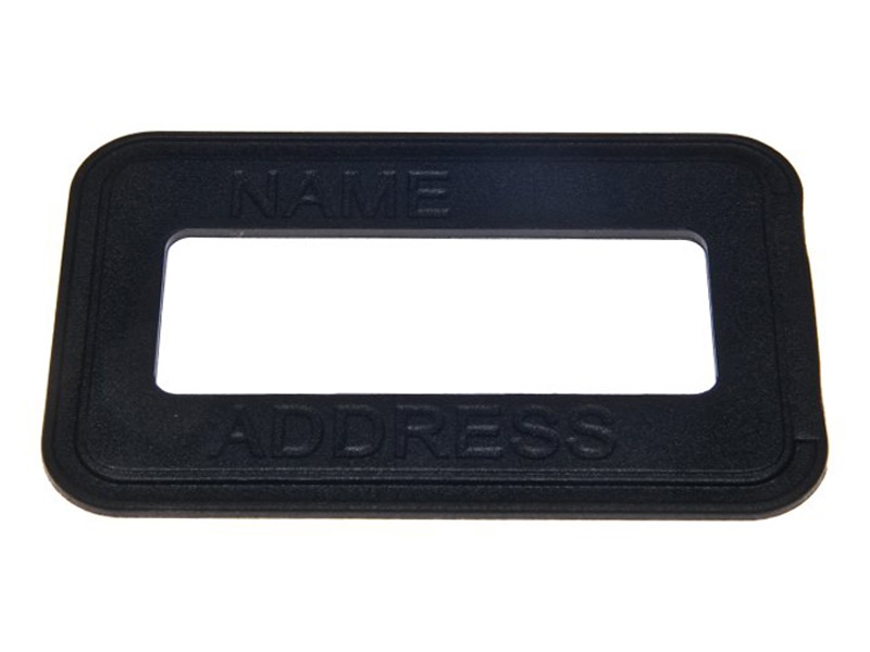 Luggage address holder black 200 pcs