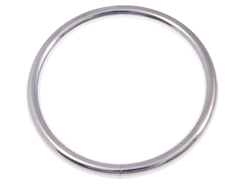 METALLRING 80/6 MM NICKEL DRAHT  50  ST.