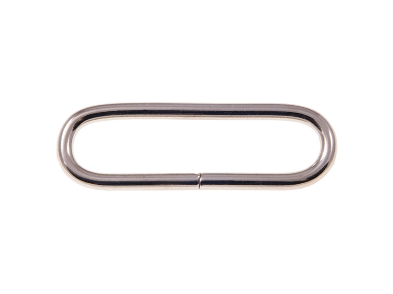 Kółko metalowe 60/13/4,4 mm (owal) nikiel drut
