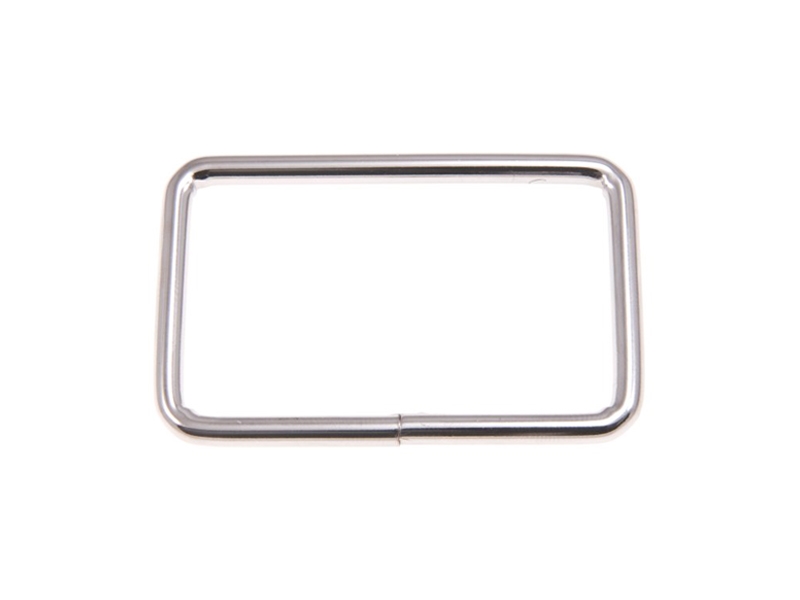 RAHMEN AUS METALL 50/30/4 MM NICKEL DRAHT 100 ST.