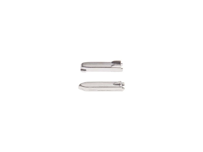 PIN&BOX CLASP 2-WAY 5 FOR METAL ZIP TAPE NICKEL 1000 PCS