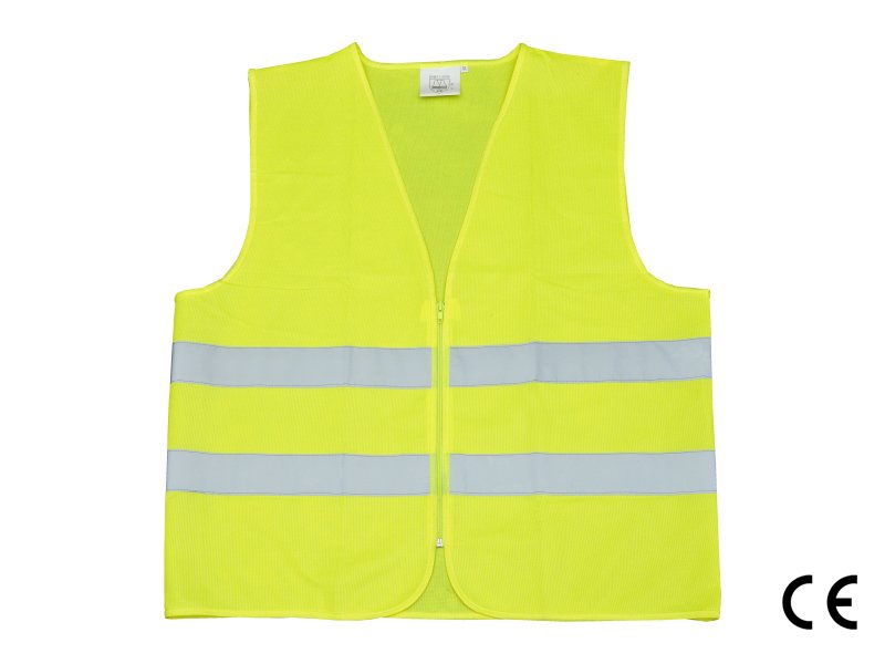 Sicherheitsweste mit 2 durchgehenden gelb xxl