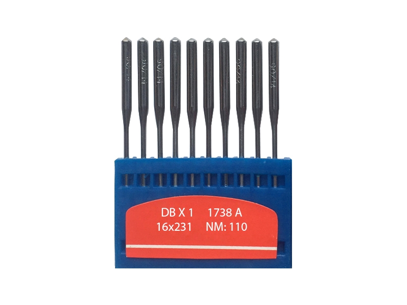 NEEDLE FOR LOCKSTITCH SEWING MACHINE DBX1 1738 16x231 110 100 PCS