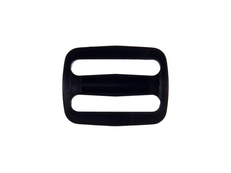 Plastic slide buckle 38/22 mm edmund black 100 pcs