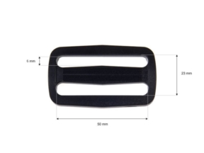 Regulator plastikowy 50/23 mm czarny