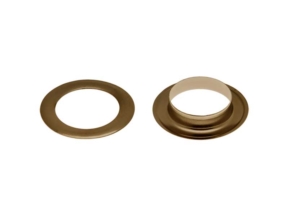 Oczko metalowe z podkładką  4/7.5/6 mm stare złoto