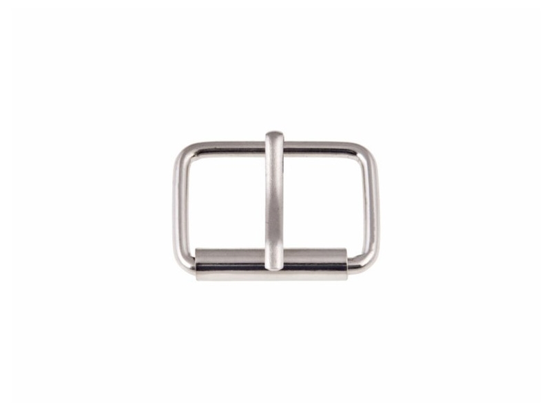 SATTLERSCHNALLE AUS METALL MIT EINEM HAKEN 30/20/3 MM NICKEL DRAHT 100 ST.