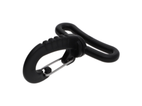 Karabińczyk plastikowy 38 mm obrotowy (0325-1081a) Niko czarny