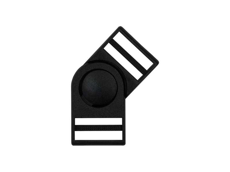 Plastic buckle 20 mm luna black 100 pcs
