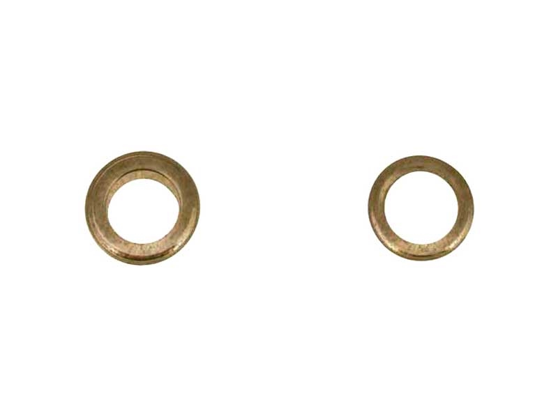 ÖSE  AUS METALL MIT UNTERLEGSCHEIBE 5/10/5 MM ALTGOLD 1000 ST.