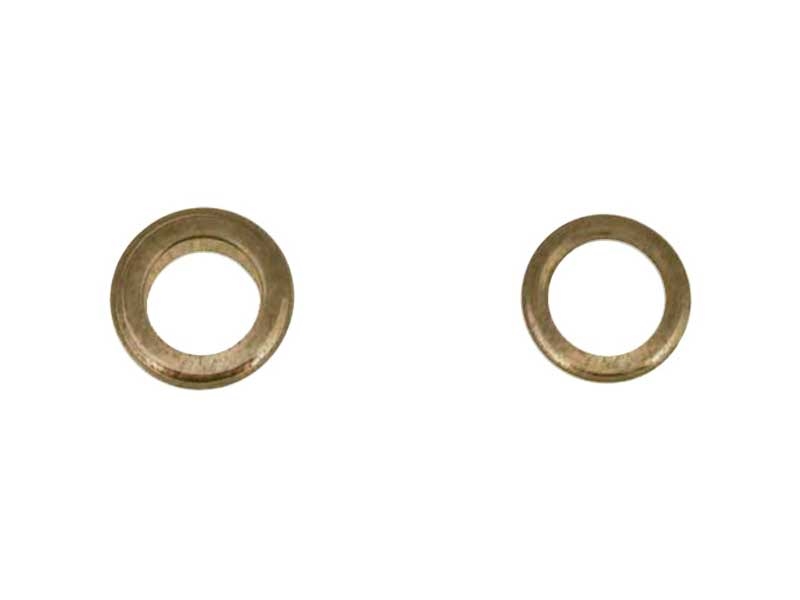 ÖSE  AUS METALL MIT UNTERLEGSCHEIBE 6/10/5 MM ALTGOLD 1000 ST.