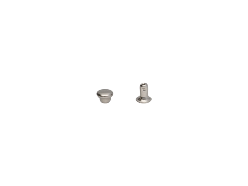 METAL  RIVET ONE-SIDED 4/2/4 MM NICKEL 10000 PCS