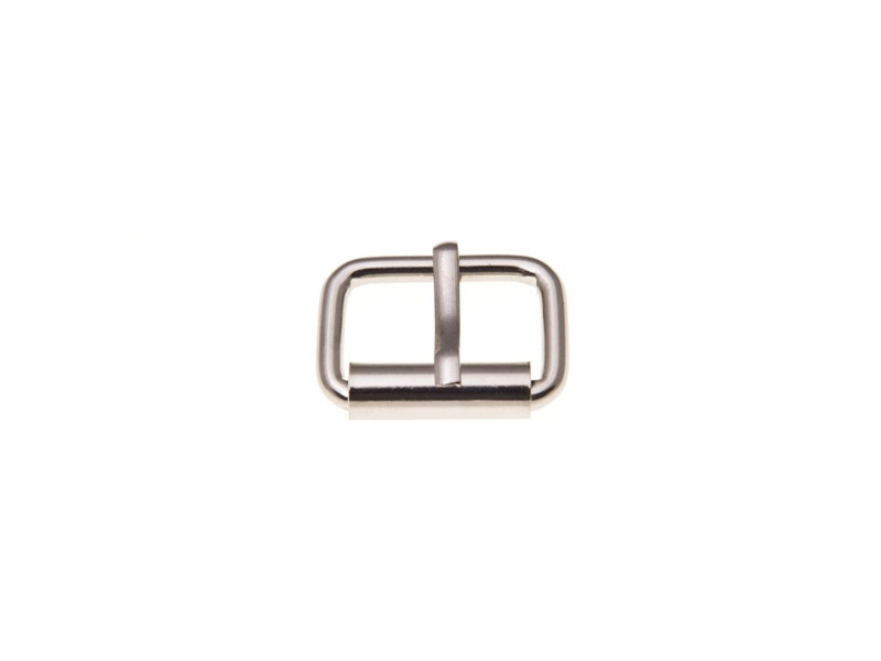 SATTLERSCHNALLE AUS METALL MIT EINEM HAKEN 20/12/3 MM  NICKEL DRAHT 100 ST.