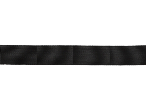 Polyester-Grosgrainband 20 mm / 0,50 mm schwarz (580)
