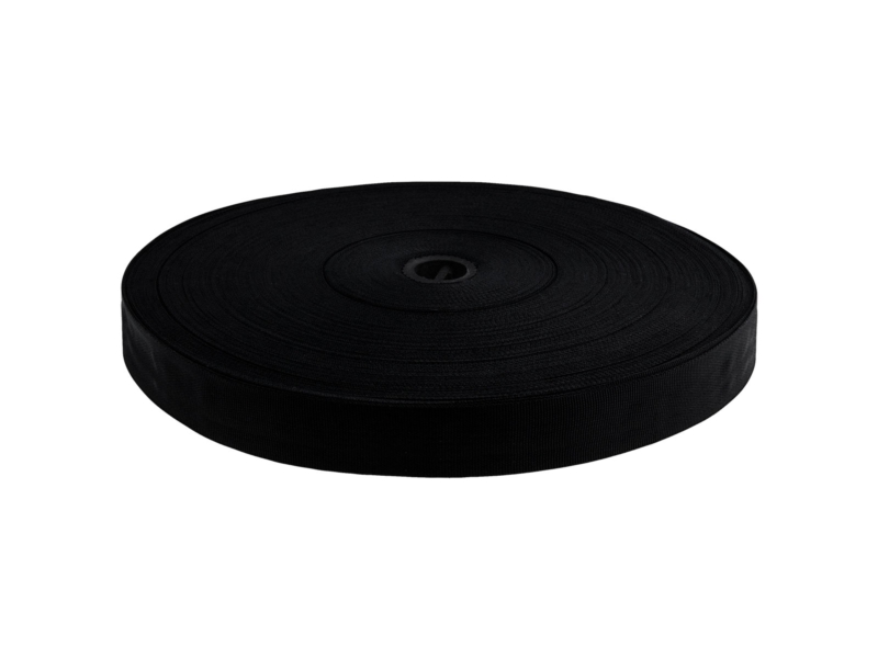 Polyester-Einfassband 25 mm Schwarz (580)