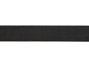 Polyester-Paspelband 25 mm / 0,40 mm schwarz (580)