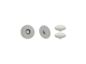 Zapięcie magnetyczne z podwójną napą 14/14 mm nikiel