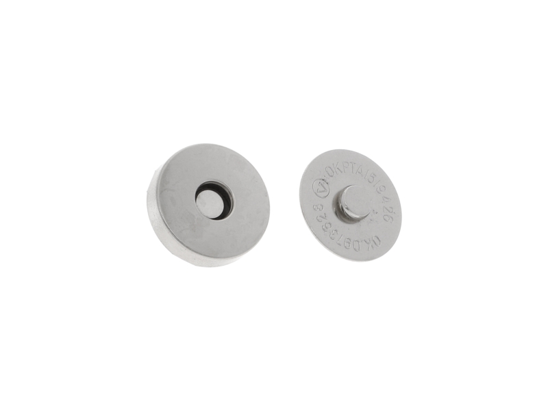 Zapięcie magnetyczne z podwójną napą 18/18 mm nikiel 8g