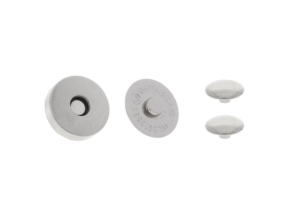 Zapięcie magnetyczne z podwójną napą 18/18 mm nikiel 8g
