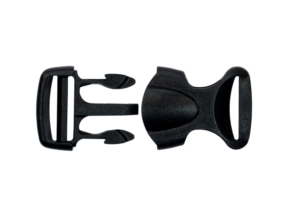 Klamra plastikowa 20x42 mm Odetta czarna
