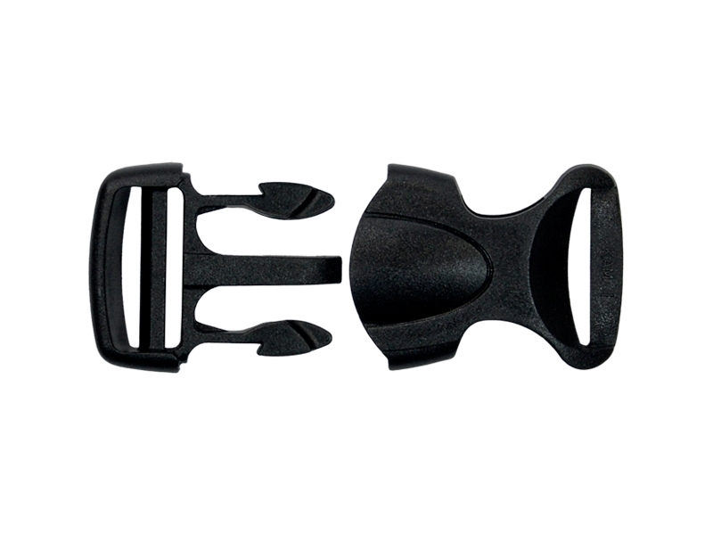 Klamra plastikowa 20x42 mm Odetta czarna