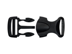 Klamra plastikowa 26x60 mm Odetta czarna