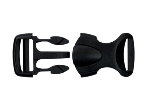 Klamra plastikowa 32x73 mm Odetta czarna