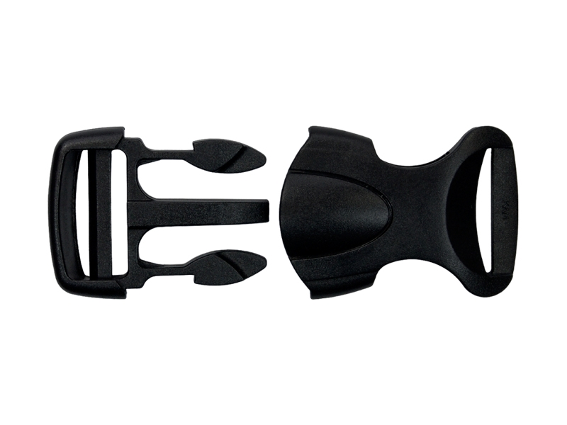PLASTIC BUCKLE 32 MM ODETTA BLACK 100        PCS