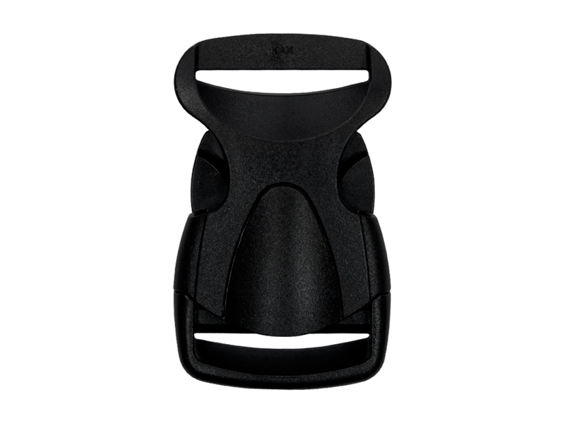 PLASTIC BUCKLE 38 MM ODETTA BLACK 100   PCS