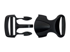 Klamra plastikowa 38x78 mm Odetta czarna
