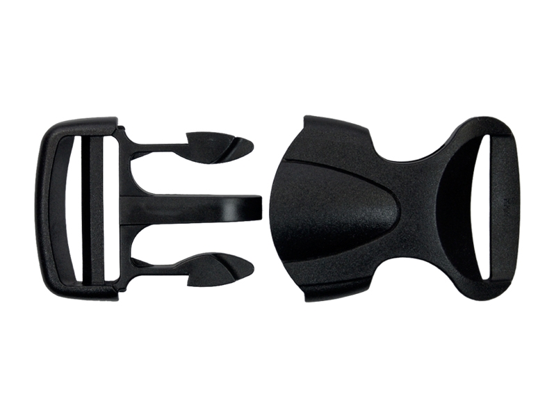 PLASTIC BUCKLE 38 MM ODETTA BLACK 100   PCS
