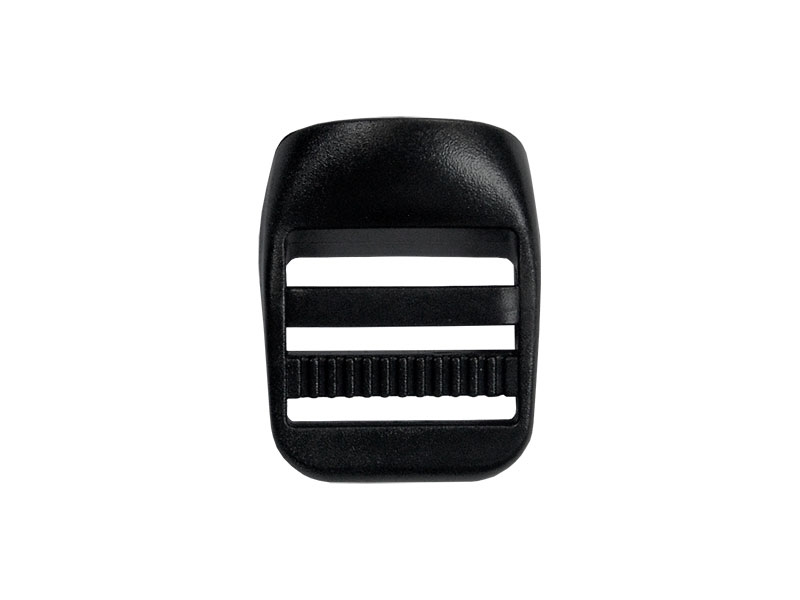 Plastic slide buckle 25 mm kira black 100  pcs