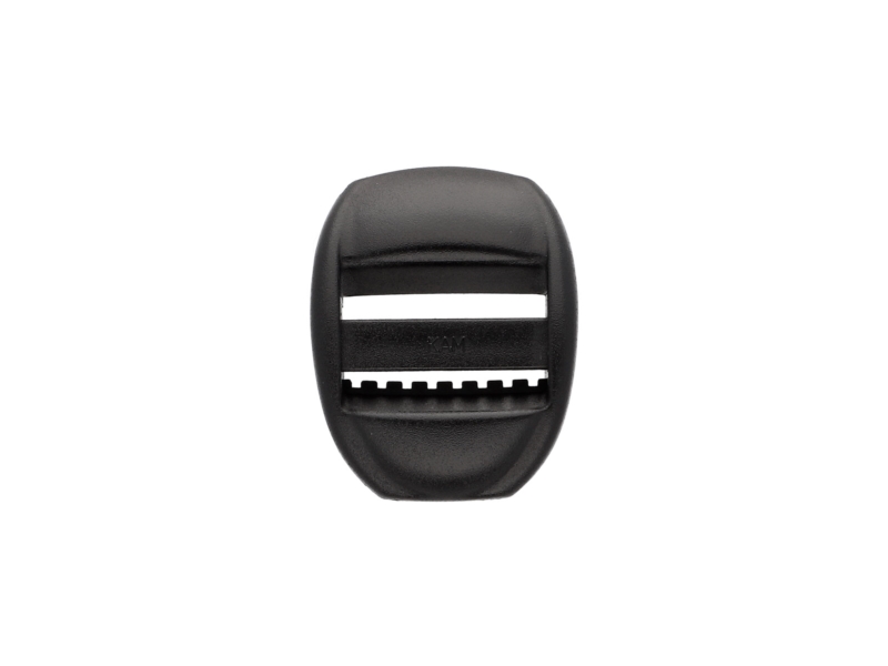 Plastic slide buckle 25 mm zoja black 100 pcs