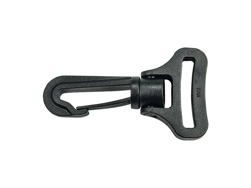 Plastic swivel snap hook 32 mm roch black 100 pcs