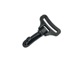 Karabińczyk plastikowy 37 mm obrotowy (bp10) Roch czarny