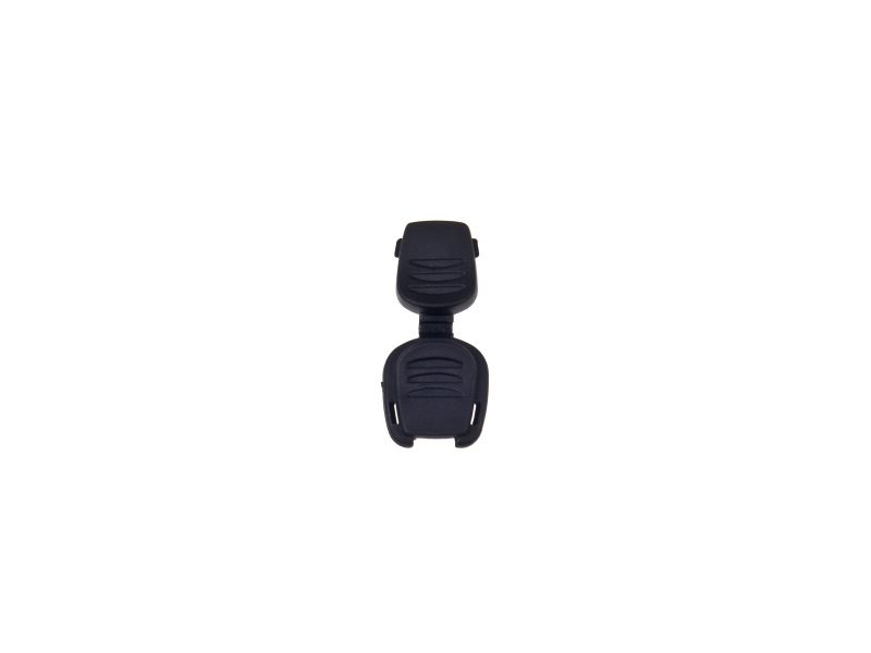 Kunststoff endstück 7 mm (305-3094) zum eindrücken schwarz st.