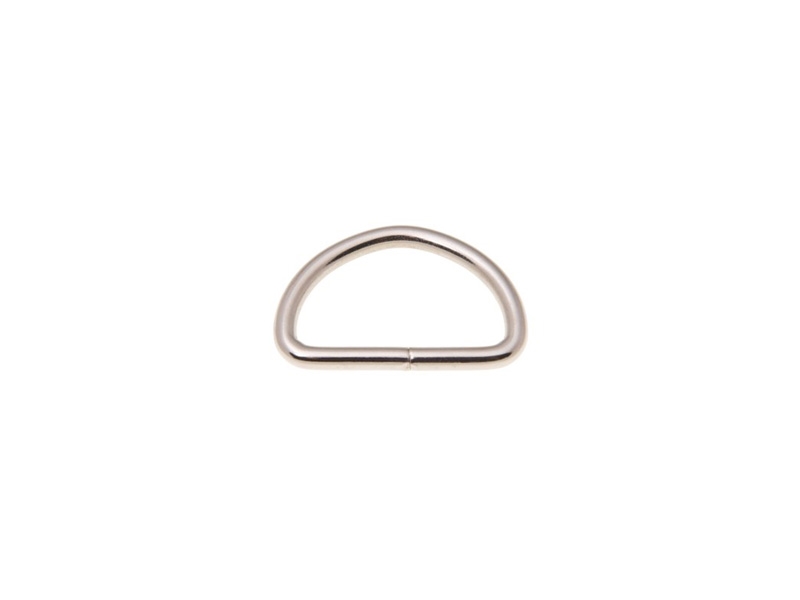 HALBRING AUS METALL  25/15/3 MM  NICKEL ABGUSS 100 ST.