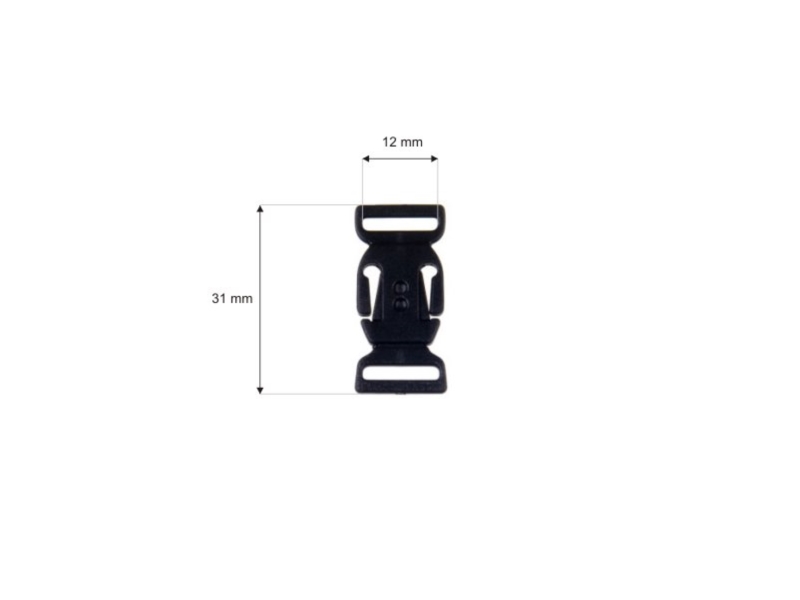 Mobile tab 12 mm m229 black 100 pcs