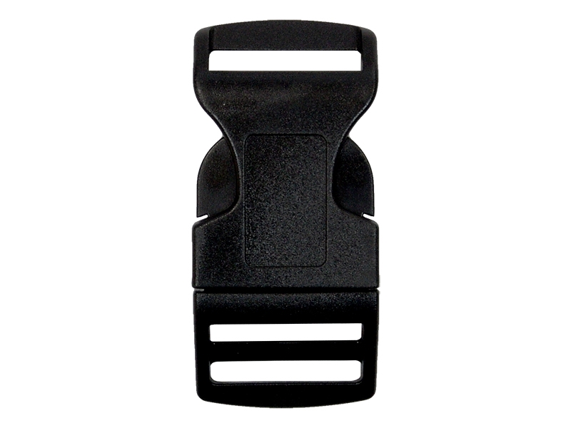 Plastic buckle 25 mm saba black 100 pcs