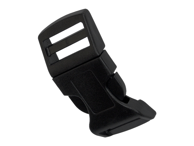 Plastic buckle 25 mm saba black 100 pcs