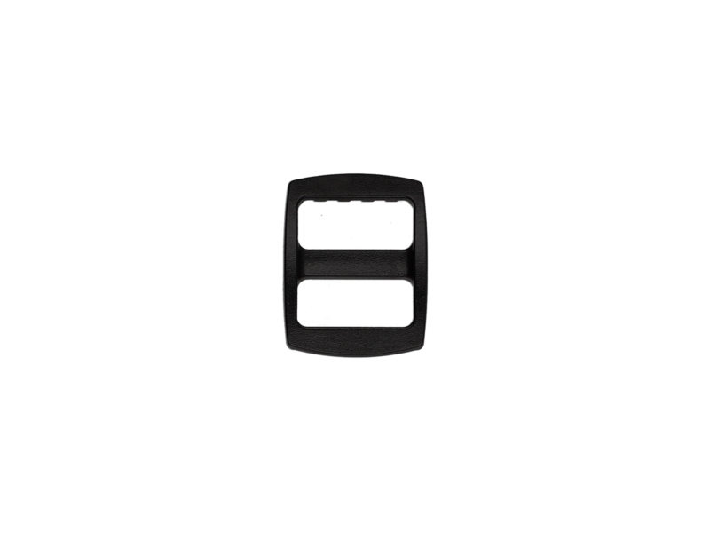 Plastic slide buckle 15/18 mm reks black 100  pcs