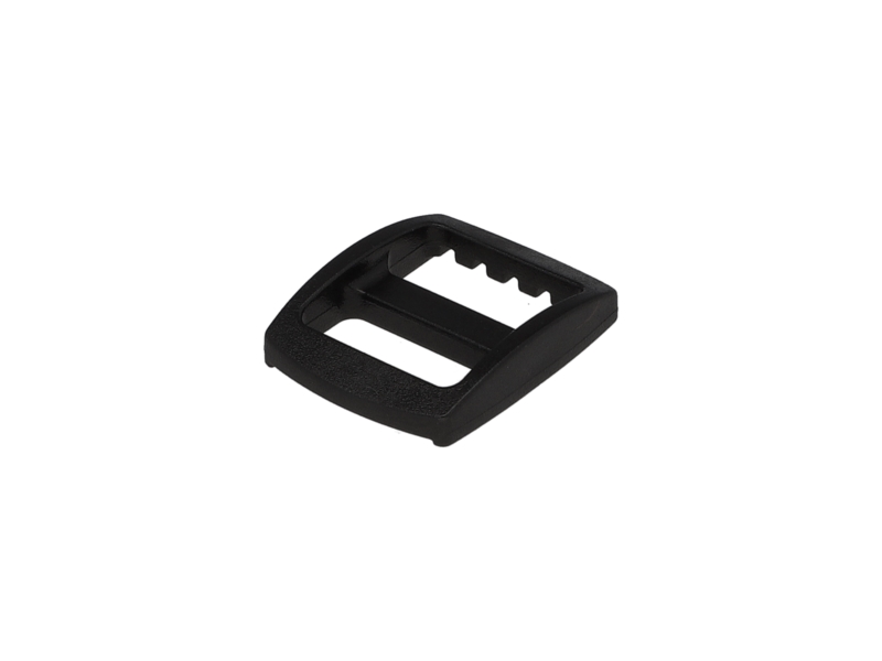 Plastic slide buckle 15/18 mm reks black 100  pcs