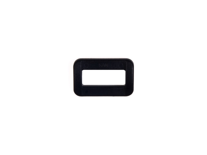 Plastic frame 20 mm eliza black  100 pcs