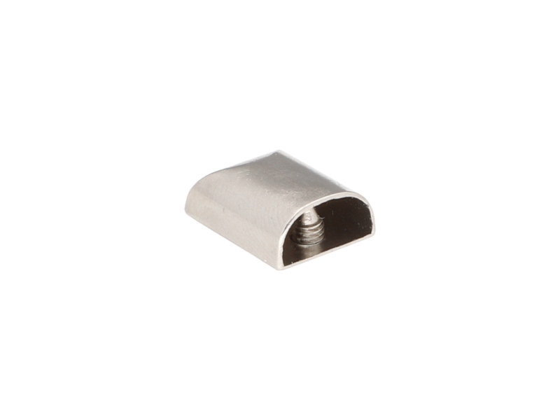 Reißverschluss endstücke  nickel 100 st.