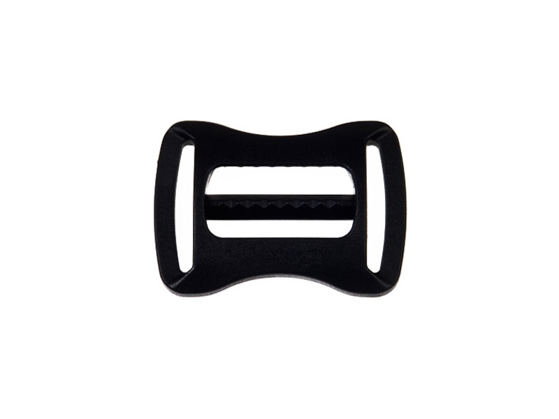 Plastic slide buckle 27/25 mm black 100 pcs