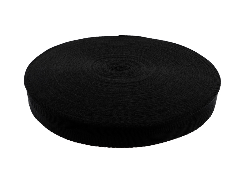 Fischgrätmuster  Einfassband 25 mm/0,72 mm (580) Schwarz